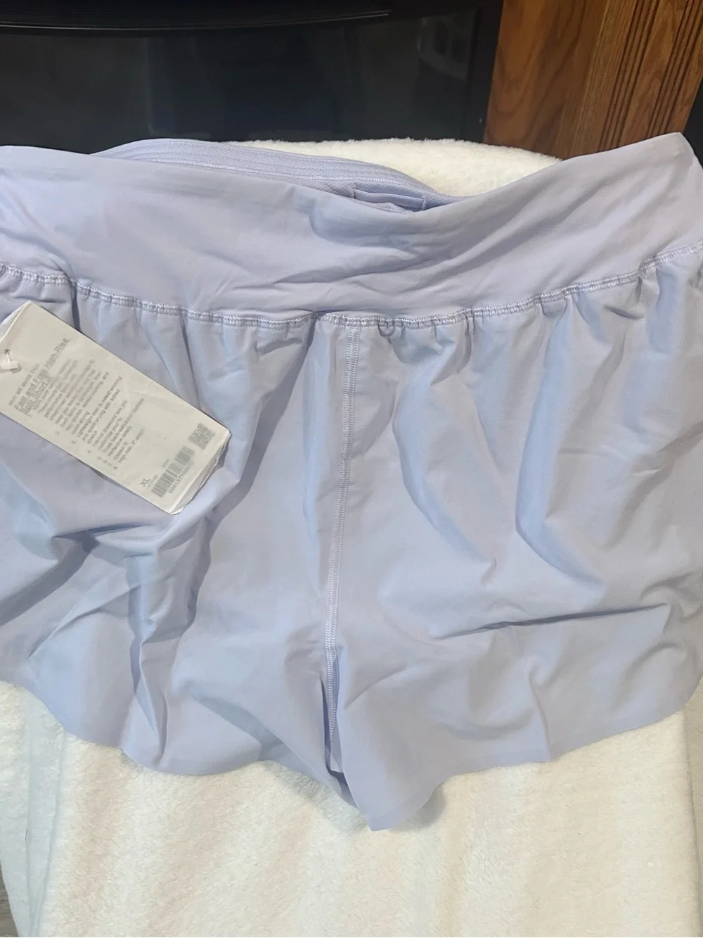 NWT lululemon athletica Light Blue Fast and Free High-Rise shorts 3”
